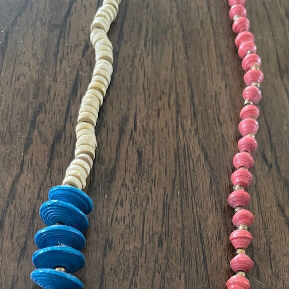 Noonday Collection Beads and Paper Bead Necklace - Picture 4 of 4